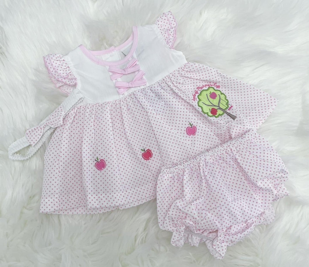 Apple of Mummy’s Eye Dress, Pants and Headband Set