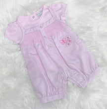 Load image into Gallery viewer, Kris X Kids Smocked Butterfly Dungarees Set
