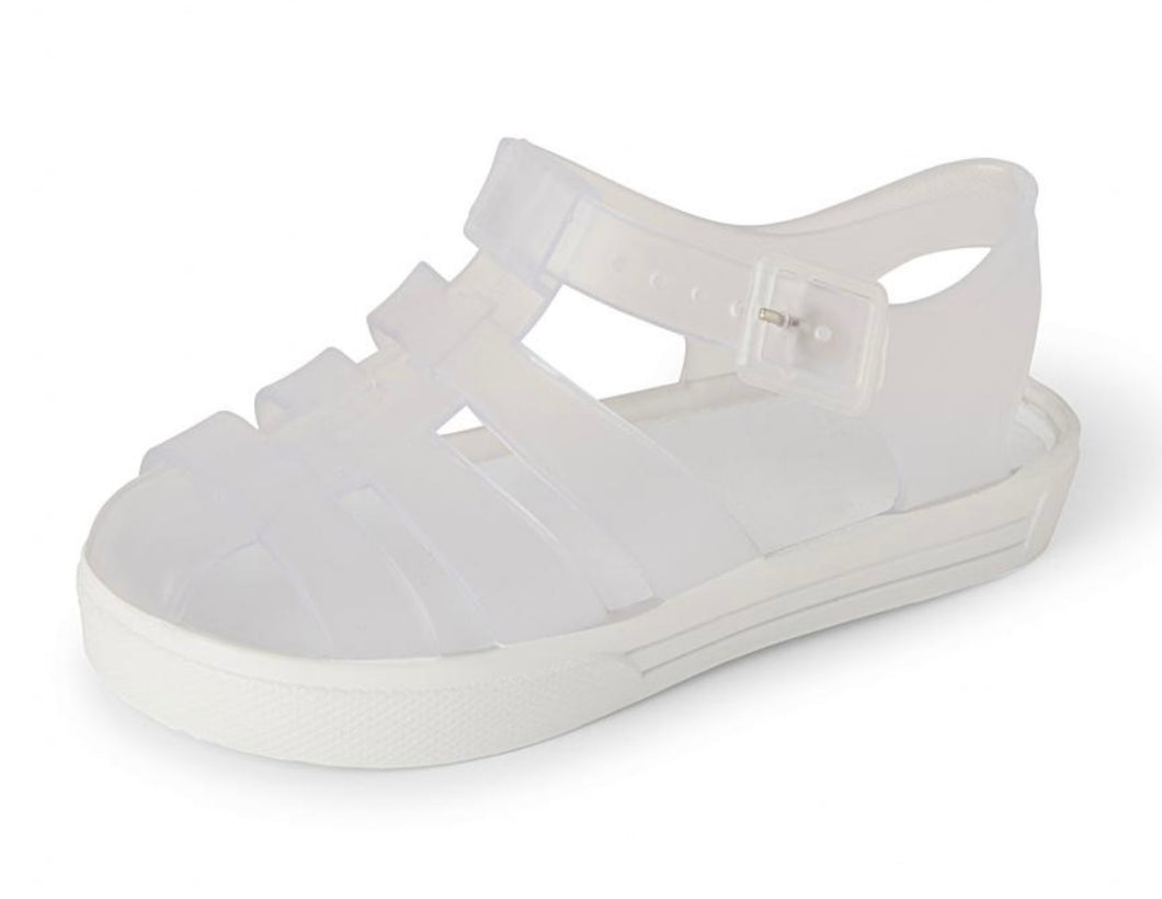 Parker Jelly Sandals - White