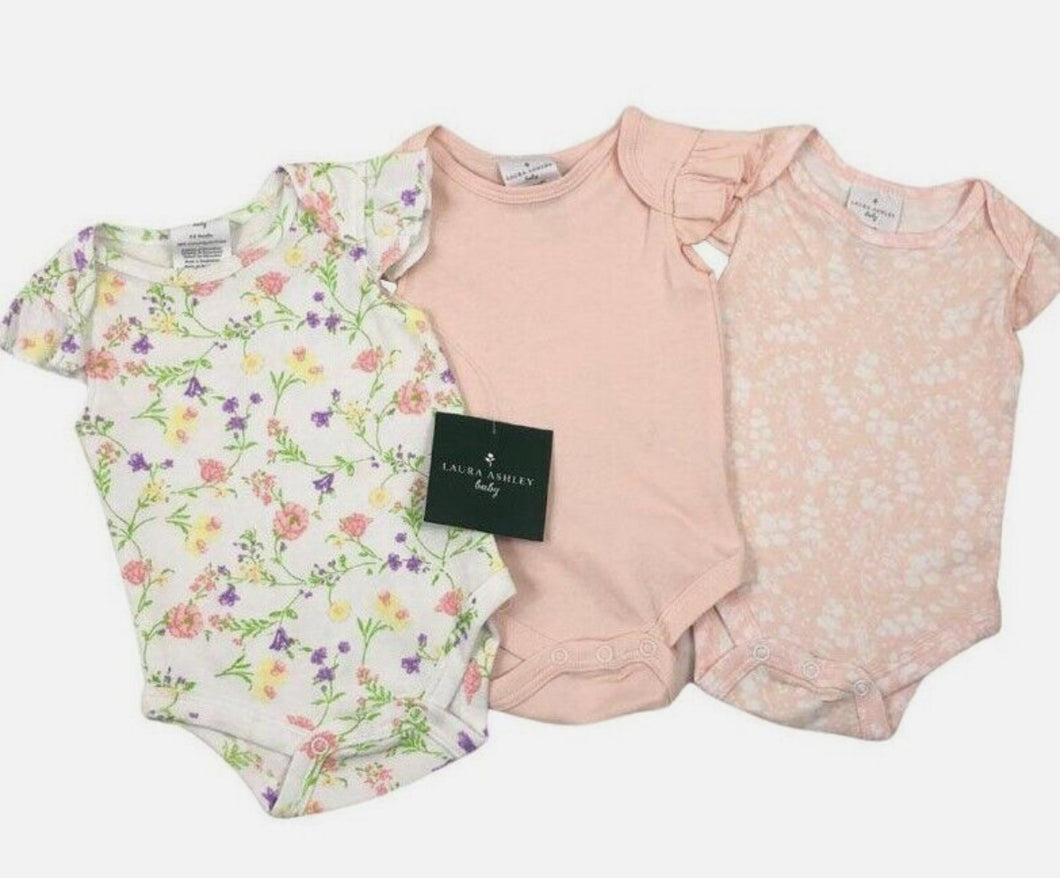 Laura Ashley 3pk Bodysuits - floral