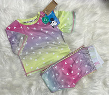 Load image into Gallery viewer, Mickey Mouse Ombré Crop Top and Leggings Set
