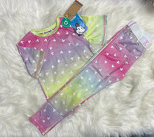 Load image into Gallery viewer, Mickey Mouse Ombré Crop Top and Leggings Set
