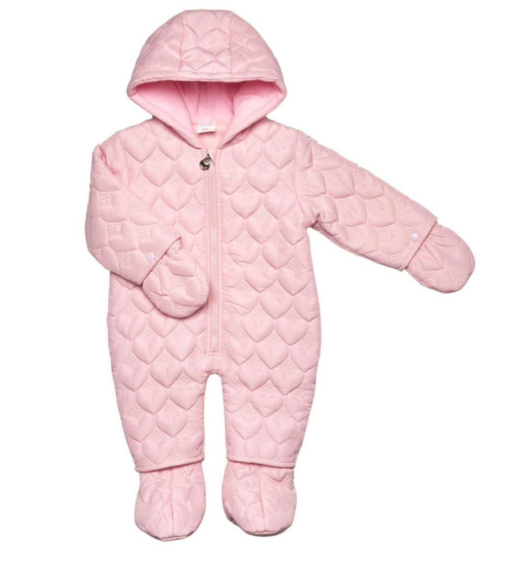 Microfibre Heart Snowsuit