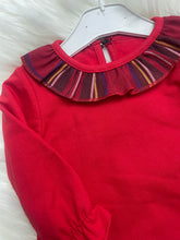 Load image into Gallery viewer, Tartan Bow Shorts and Blouse Set

