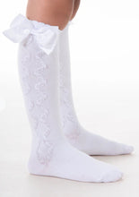 Load image into Gallery viewer, Pex Grazia Knee High Bow Socks

