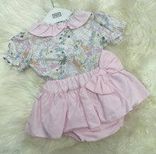 Load image into Gallery viewer, Pink Pex Floral Outfit - 6M
