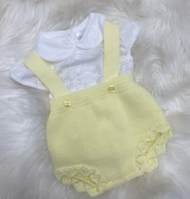 Load image into Gallery viewer, Pex Lemon Macie Knitted Dungarees Set
