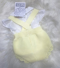Load image into Gallery viewer, Pex Lemon Macie Knitted Dungarees Set
