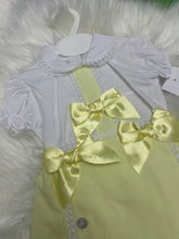 Load image into Gallery viewer, Lemon Bow Jam Pants and Blouse Set
