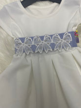 Load image into Gallery viewer, Butterfly Waist Bow Back Dress - Blue
