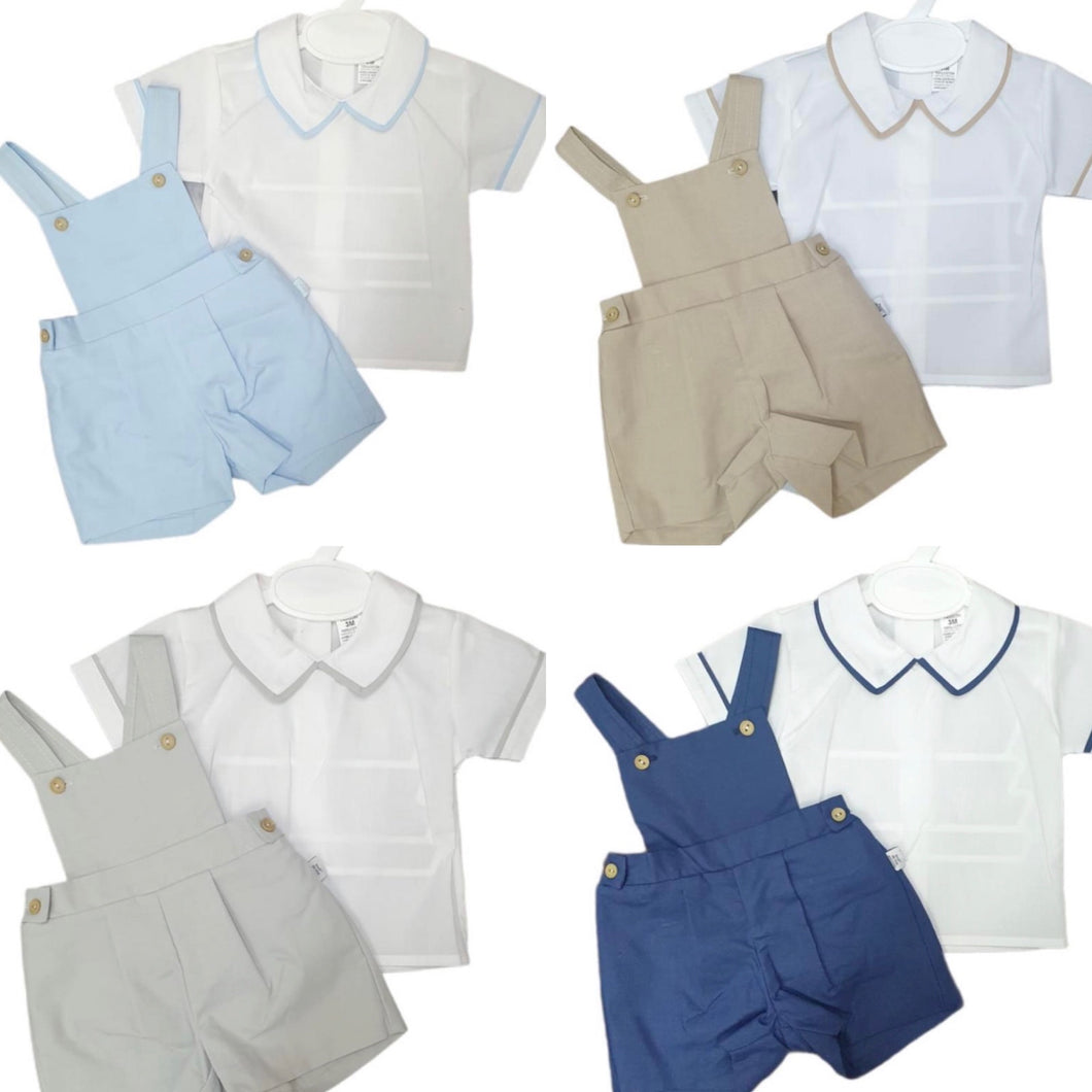 Dungarees and Shirt Set