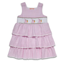 Load image into Gallery viewer, Aurora Royal Cottontail Smocked Dress
