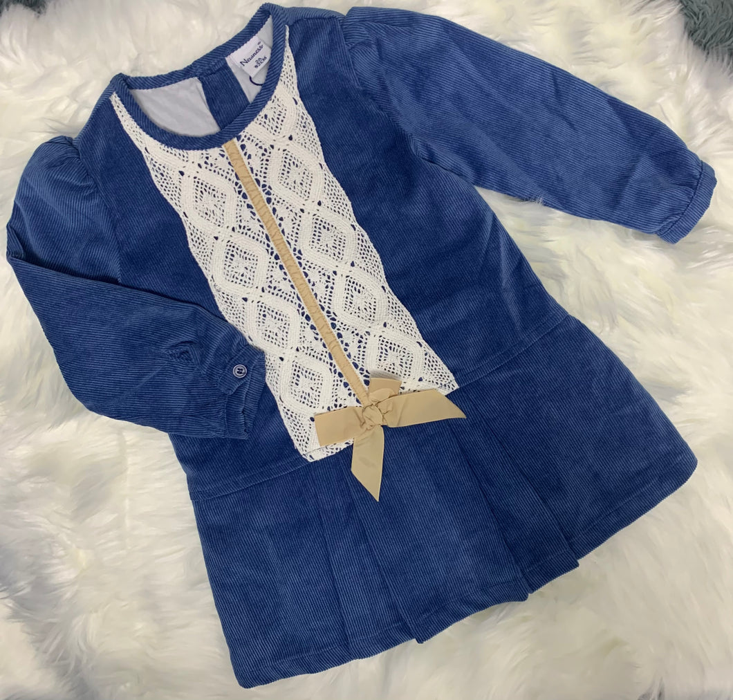 Newness Blue Cord Dress
