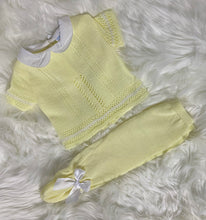 Load image into Gallery viewer, Fancy Knit Two Piece - Lemon
