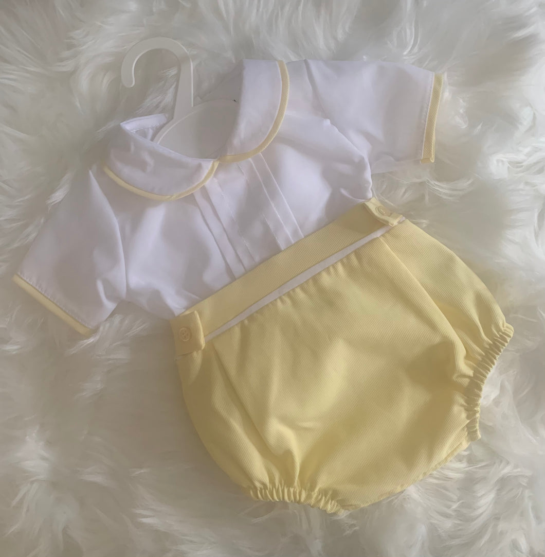 Lemon Shirt and Pants Set