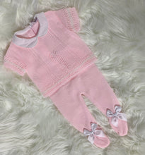 Load image into Gallery viewer, Fancy Knit Two Piece - Pink
