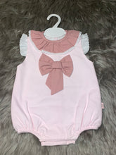 Load image into Gallery viewer, Frill Neck Bow Romper
