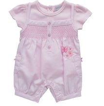 Load image into Gallery viewer, Kris X Kids Smocked Butterfly Dungarees Set
