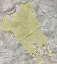 Load image into Gallery viewer, Fancy Knit Two Piece - Lemon
