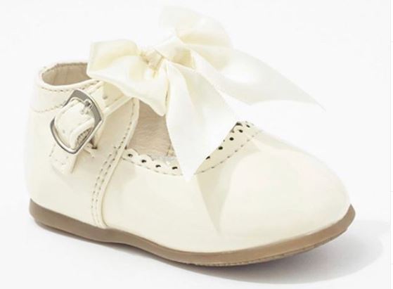 Cream Kylie Bow Shoes