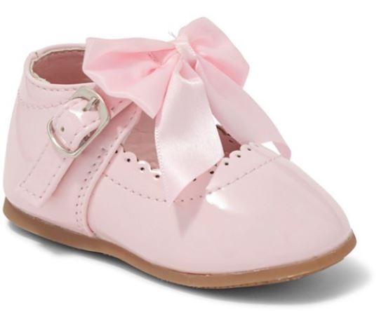 Pink Kylie Bow Shoes